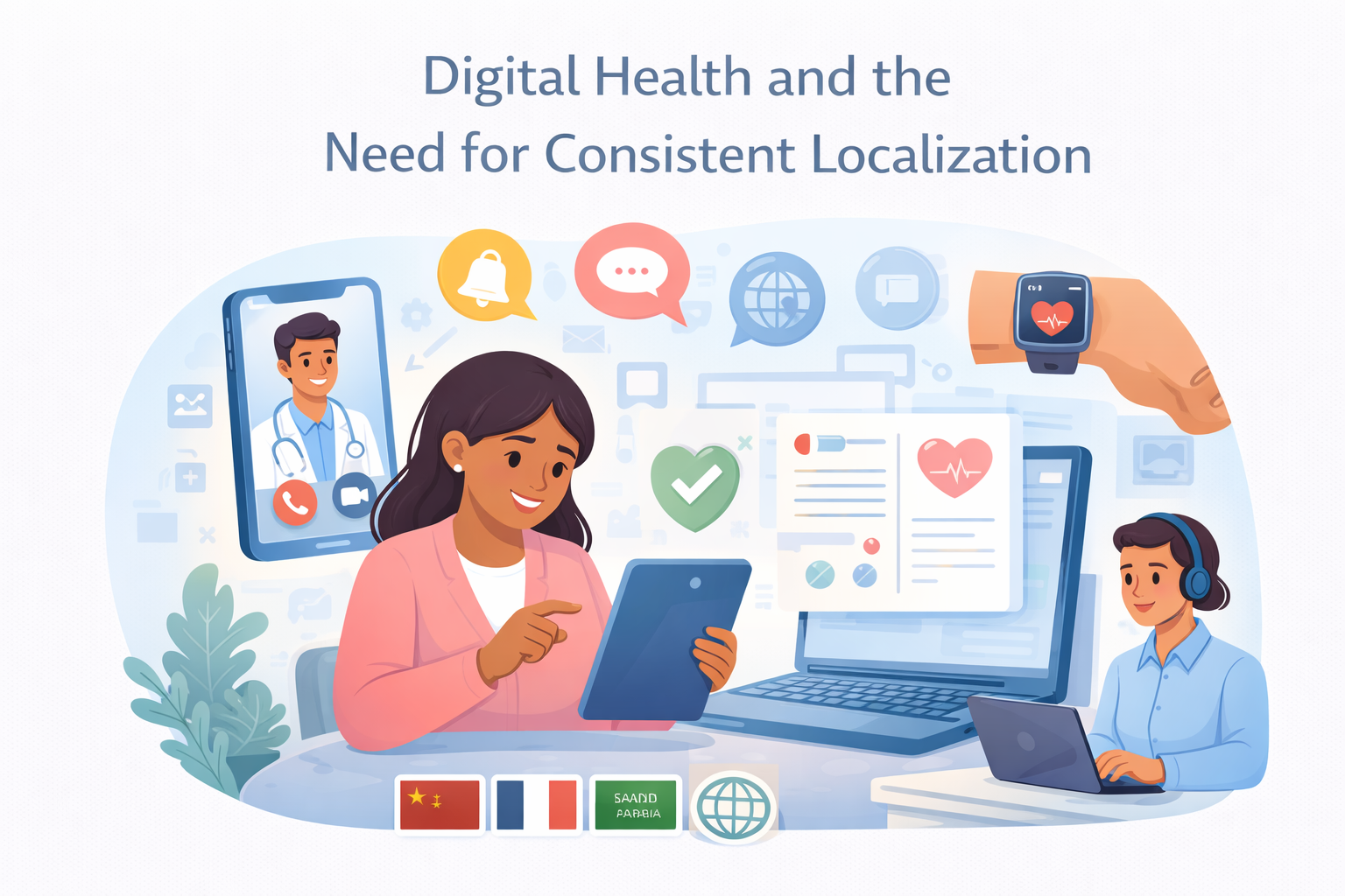 Digital health and the need for consistent localization