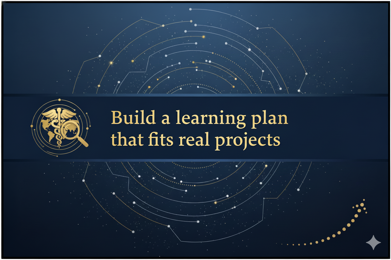 Build a learning plan that fits real projects