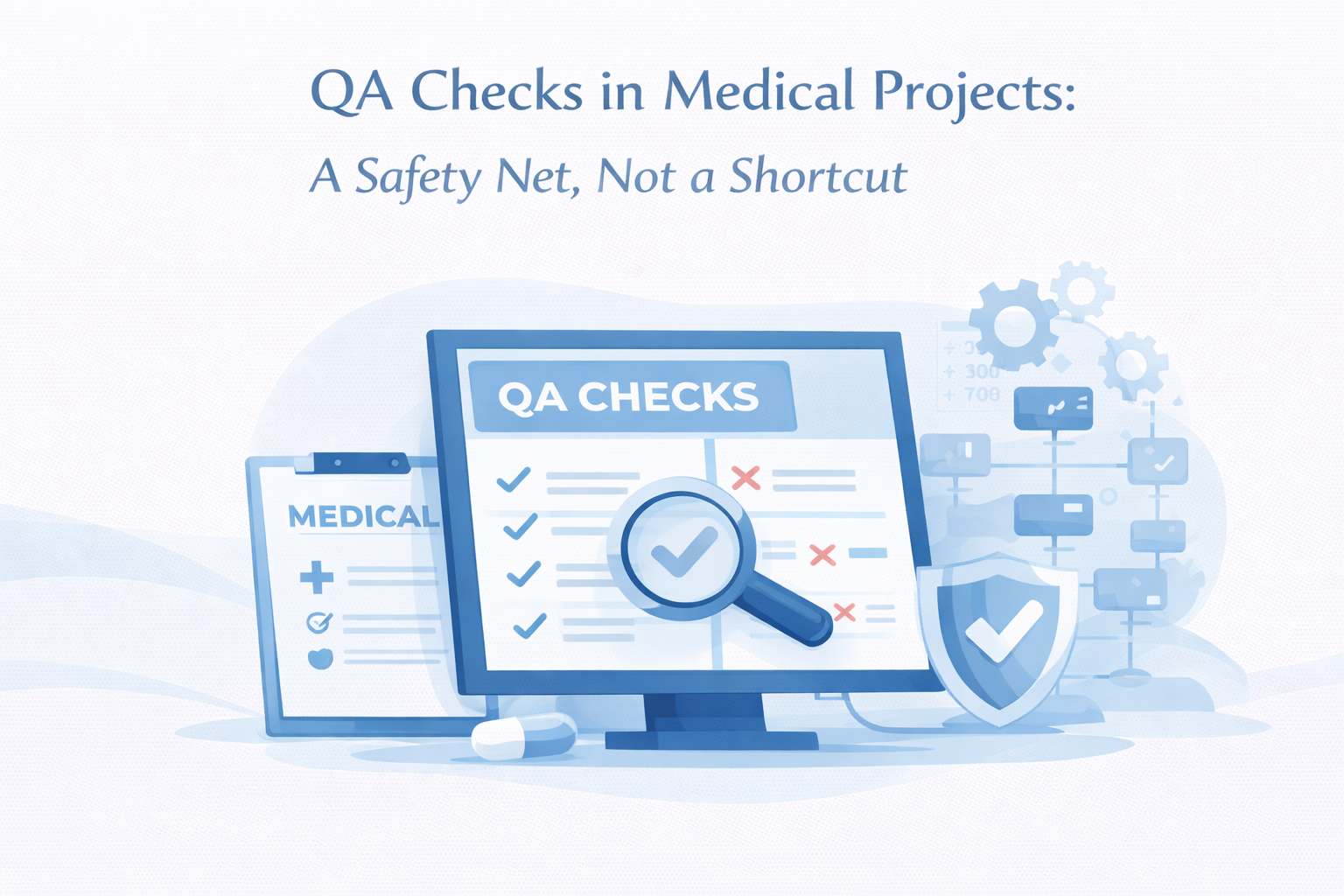 QA Checks in medical projects: a safety net, not a shortcut