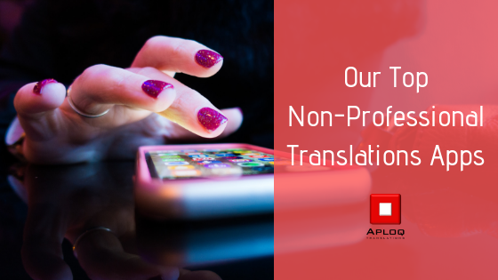 Translation apps