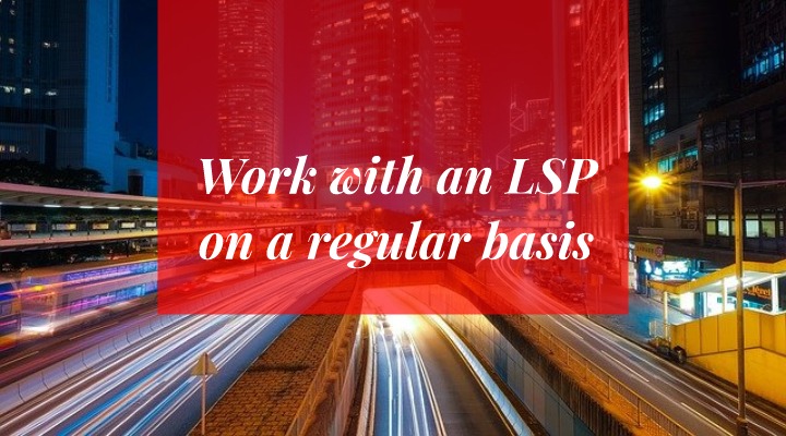 work with an lsp on a regular basis