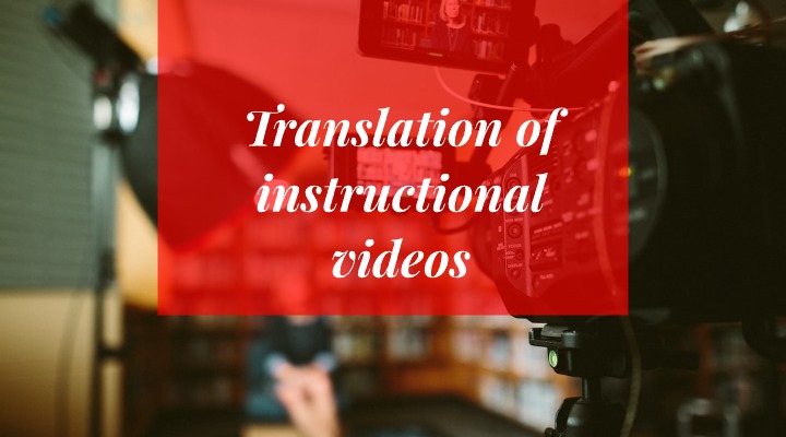 translation of instructional videos