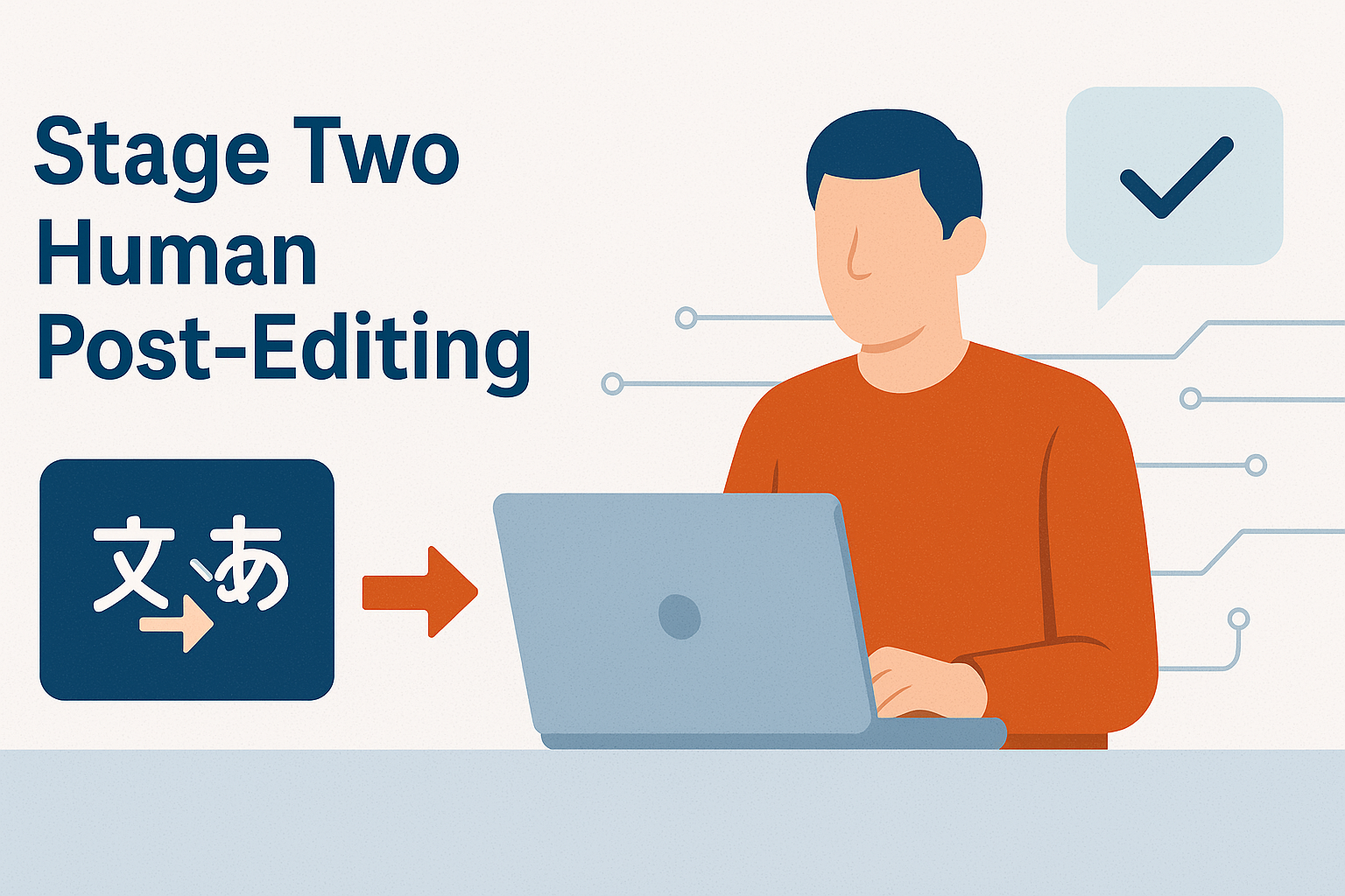 Stage two: human-centered post-editing