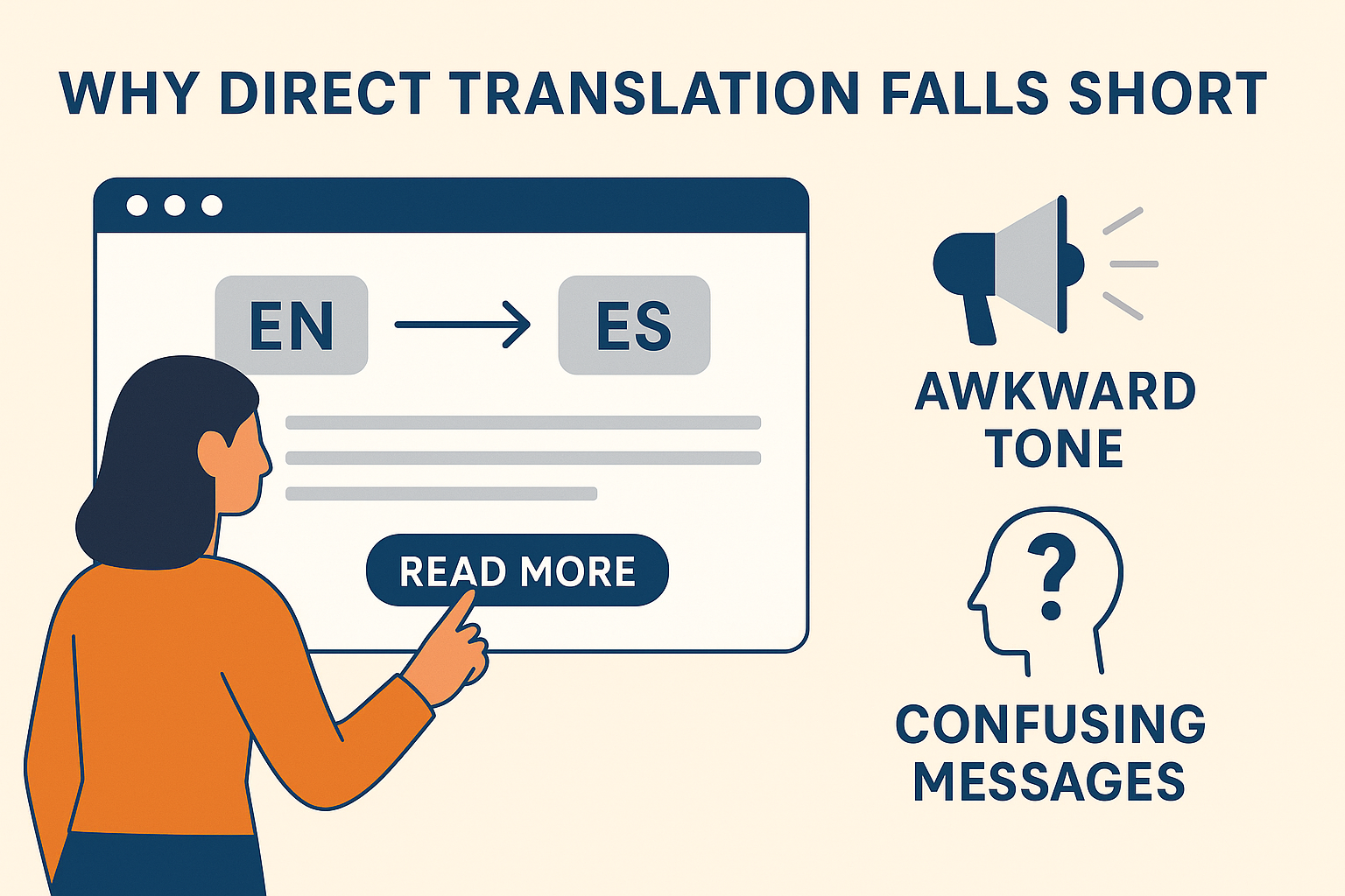 Why direct translation falls short