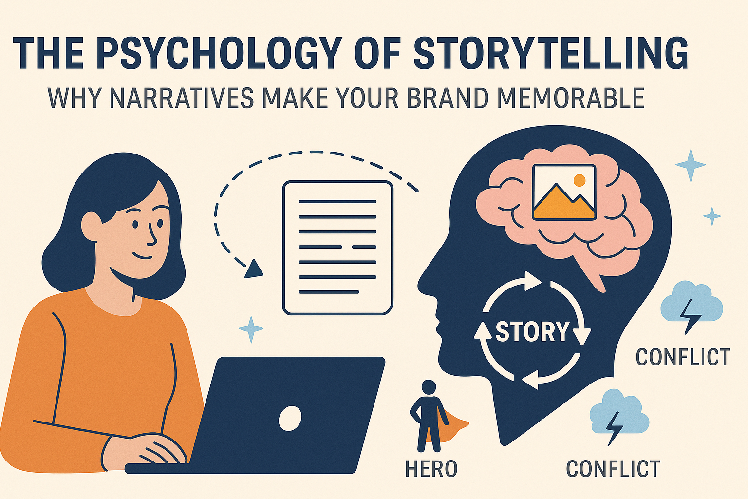 The psychology of storytelling: Why narratives make your brand memorable