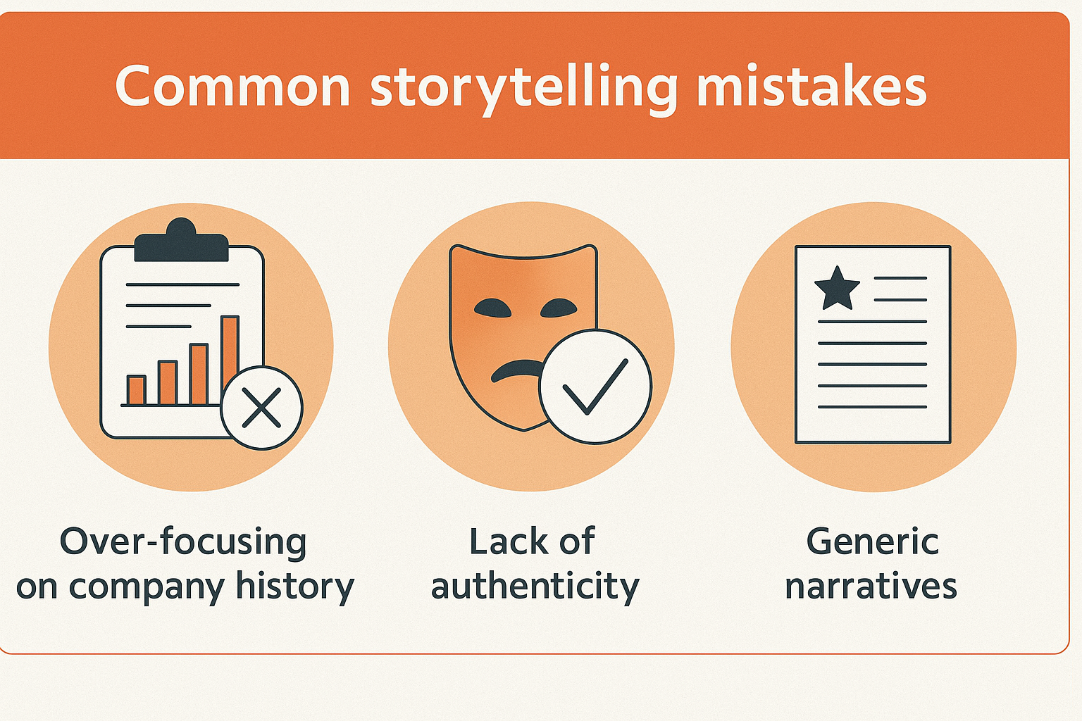 Common storytelling mistakes