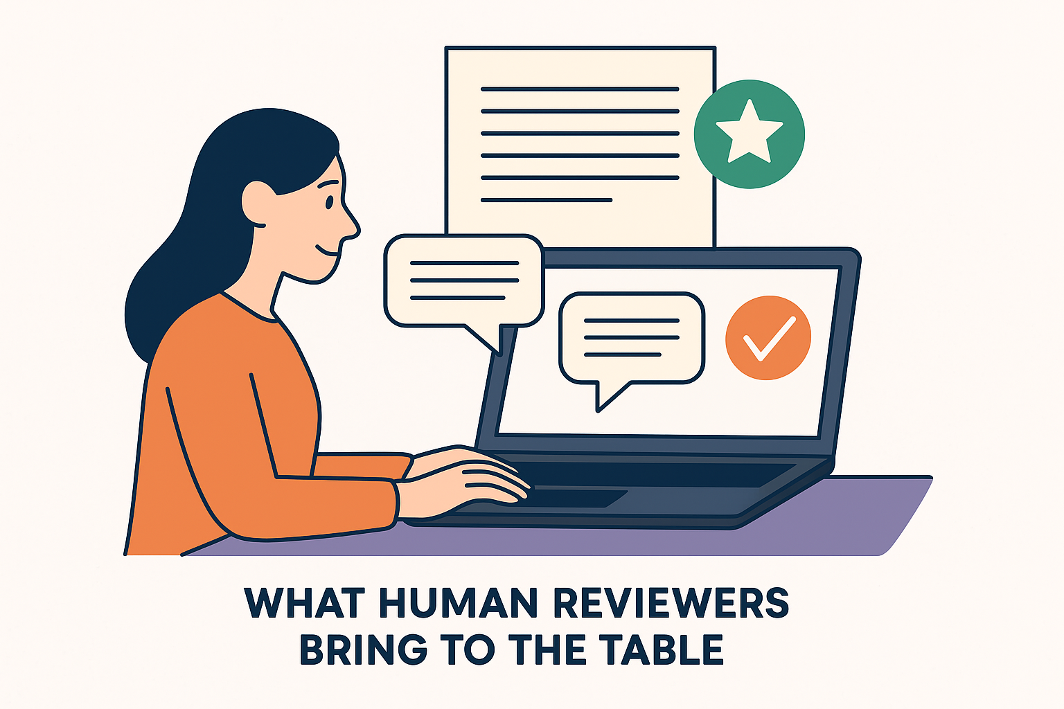 What human reviewers bring to the table