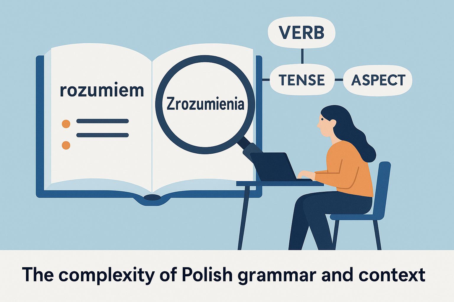 The complexity of Polish grammar and context