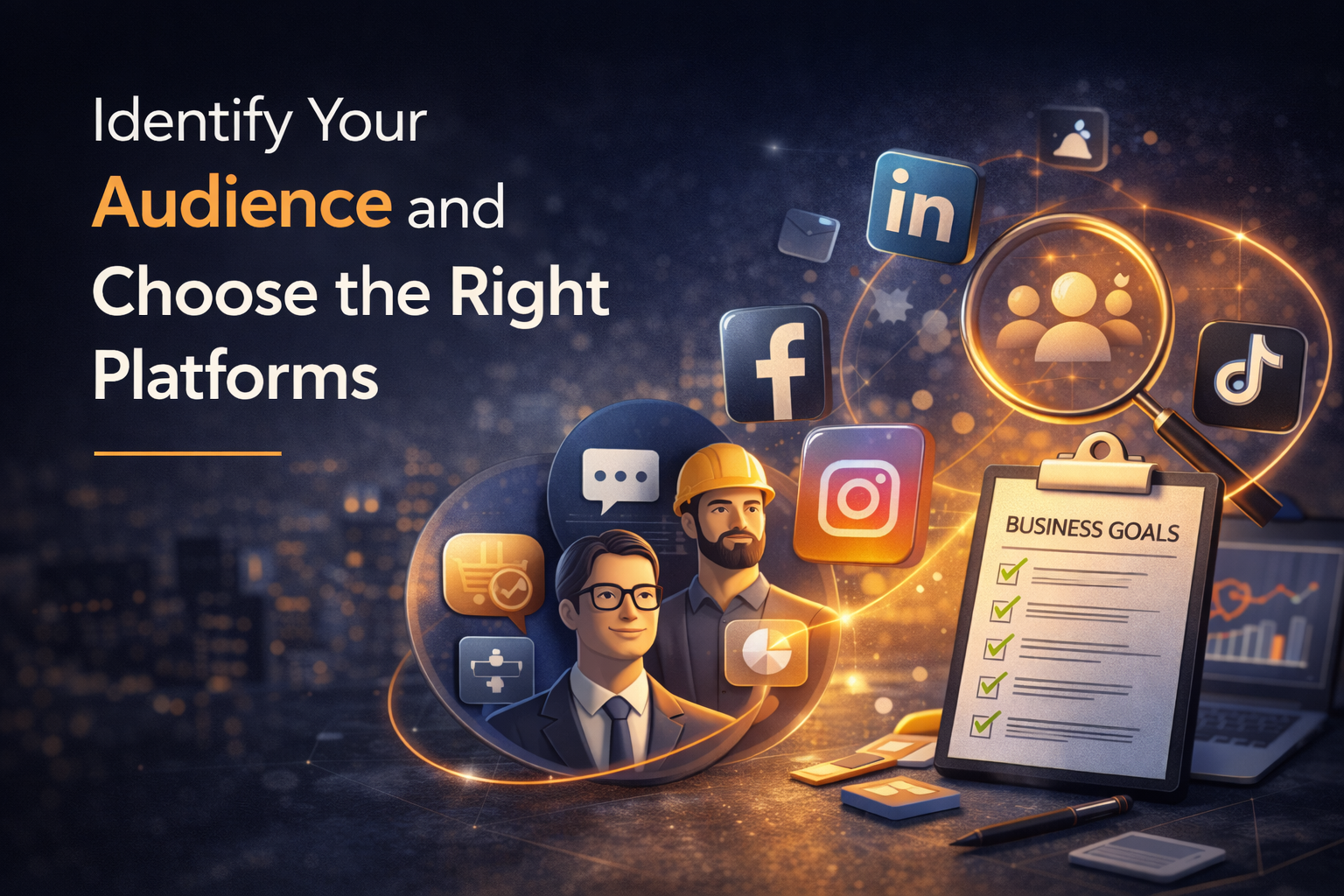 Identify your audience and choose the right platforms