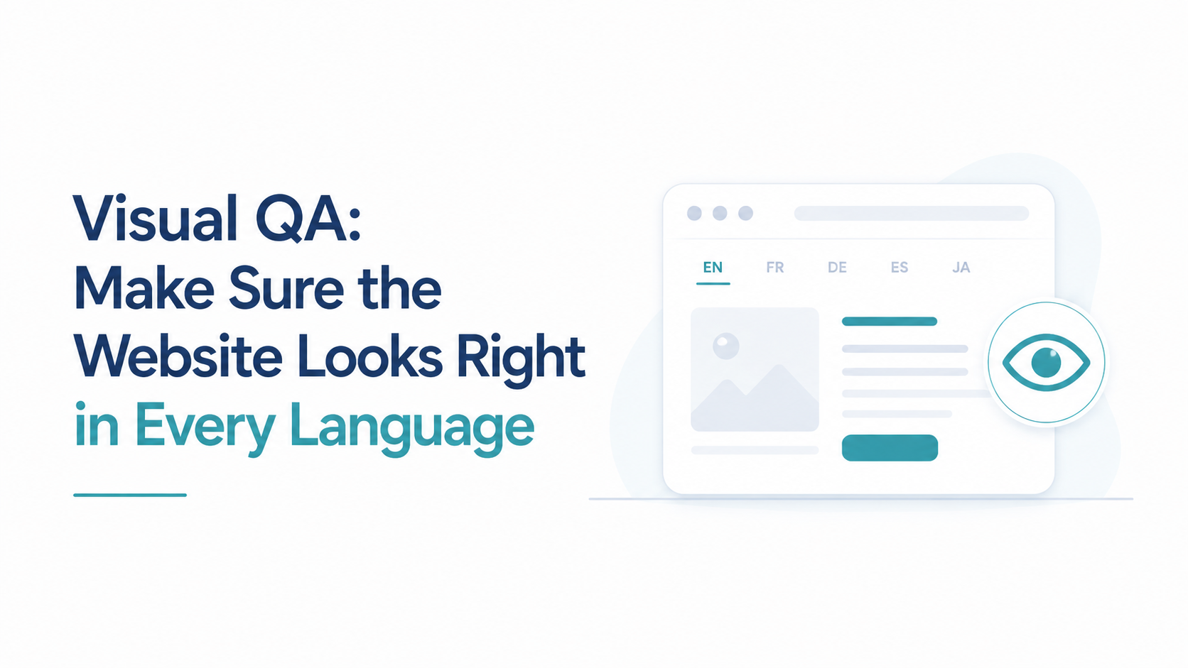 Visual QA: make sure the website looks right in every language